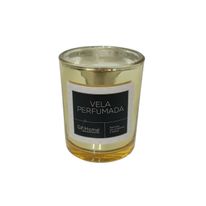 Vela Aromática com Suporte de Vidro Home 7cm x 8cm(Produto Sortido)