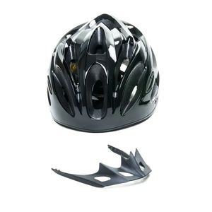 Capacete Bike Nero Preto Absolute Inmolde com Luz  58cm - 62cm