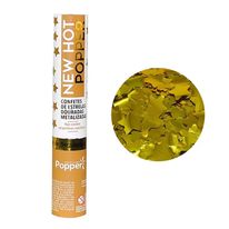 Lança Confete Metalizado Dourado 30cm Popper