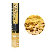 Lança Confete Metalizado Ouro 30cm Popper