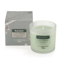 Vela Vegetal Flores Frescas Karsten 180g