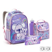 Kit Escolar Infantil Seanite Fofura 5 peças (Produto Sortido)