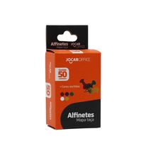 Alfinete Colorido Mapa Taça Leonora com 50 peças
