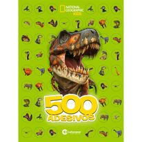 Livro com 500 Adesivos Dinossauro Culturama