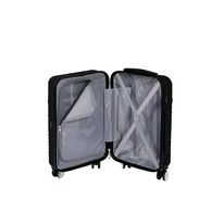 Mala de Bordo ABS 360° Mor Preta