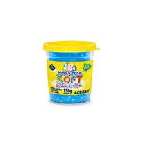 Massa de Modelar Soft Glitter Acrilex Azul 150g