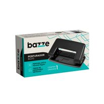 Perfurador de Papel 2 furos Bazze até 10 Folhas