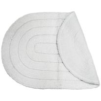Tapete de Banheiro Allegro Kapazi Branco 40cm x 60cm