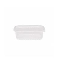 Conjunto de Pote Retangular com Tampa Bompack 500ml com 24 unidades