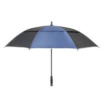 Guarda-Chuva Automático Preto e Azul Newpro 130cm