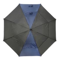 Guarda-Chuva Automático Preto e Azul Newpro 130cm