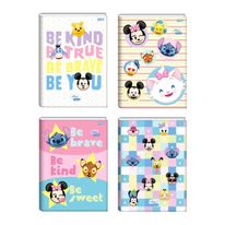 Caderno Brochura Capa Dura Disney Jandaia 1/4 80 folhas (Produto Sortido)