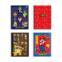 Caderno Espiral Capa Dura Mario Foroni 1x1 80 folhas (Produto Sortido)