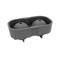 Forma de Gelo Esférica para Drinks em Silicone Mimo Style 15,5cm x 8,5cm x 6,5cm