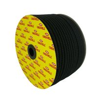 Corda Trançada PP Preto Cordaville 14mm Carretel com 50m