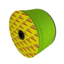 Corda Trançada PP Verde Limão Cordaville 2mm Carretel com 620m