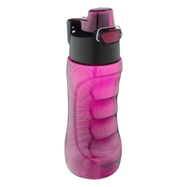 Garrafa Squeeze Rosa Newpro com Trava 600ml