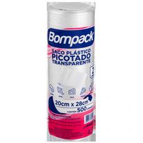 Saco Multifreezer Bompack 20cm x 28cm de 2 litros com 500 unidades