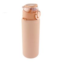 Garrafa de Aço Inoxidável Newpro Rosa 750ml