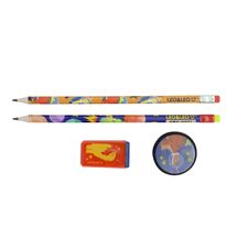 Kit Escolar Dino Leonora com 4 peças