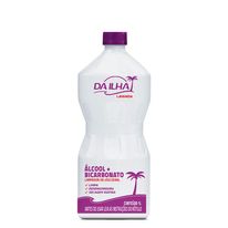 Álcool com Bicarbonato Da Ilha Lavanda 1l