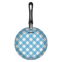 Frigideira Antiaderente Xadrez Azul Tramontina 24cm