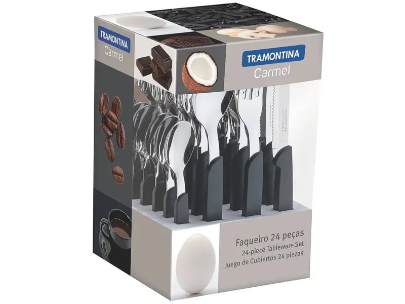 Faqueiro-de-Inox-Carmel-Tramontina-Preto-24-pecas-155391