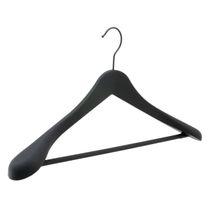 Cabide de Plástico Preto 45cm Newpro para Terno