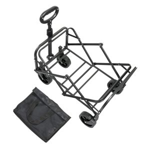 Carrinho de Aço Multiuso Newpro Preto 78cm