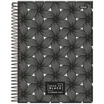 Planejador Espiral Anual Back to Black Foroni com 80 folhas (Produto Sortido)