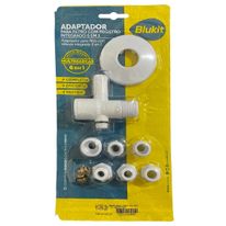 Adaptador 6 em 1 para Filtro com Registro Integrado Blukit Branco