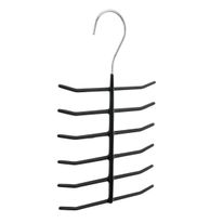 Cabide Emborrachada Preto 16cm x 26,5cm Newpro Multiuso