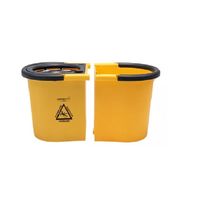 Balde Mop Giratório 2 Águas Perfect Pro Amarelo 10L