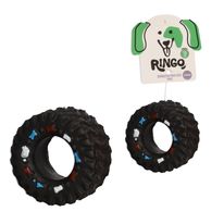 Brinquedo para Cães Pneu Ringo Preto