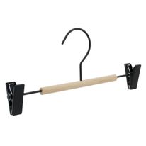 Cabide de Metal Preto Newpro com Presilhas