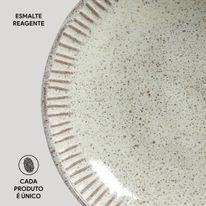 Prato Fundo Pistache Porto Brasil 22cm