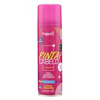 Tinta Spray para Cabelo Popper Fluorescente Rosa 150ml