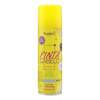 Tinta Spray para Cabelo Popper Fluorescente Amarelo 150ml