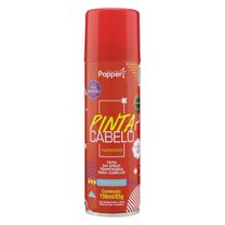 Tinta Spray para Cabelo Popper Fluorescente Vermelho 150ml