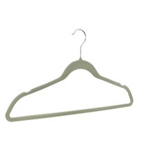 Conjunto de Cabide de Veludo Fendi e Prata Newpro 5 Peças