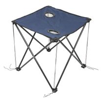 Mesa para Camping Newpro Azul Escuro 48cm x 48cm