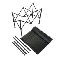 Mesa de Aço Dobrável Newpro Preto 91,5cm x 50cm