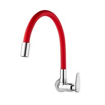 Torneira de Parede para Cozinha Viqua Alluremouve Vermelha