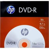 Dvd-R 120 minutos 4.7gb HP