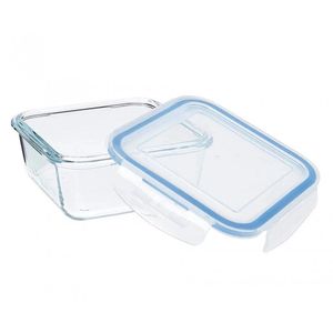 Pote de Vidro Hermético Quadrado Mimo Style 380ml