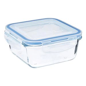 Pote de Vidro Hermético Quadrado Mimo Style 740ml