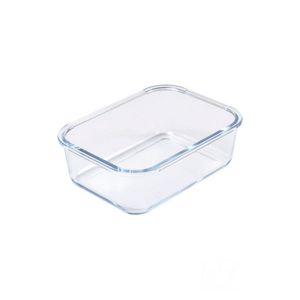 Pote de Vidro Hermético Retangular Mimo Style 1,5l