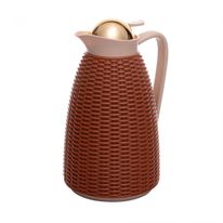 Garrafa Térmica Roma New Rattan Wolff Marrom 1l