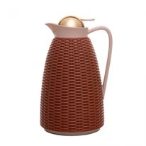 Garrafa Térmica Roma New Rattan Wolff Marrom 1l