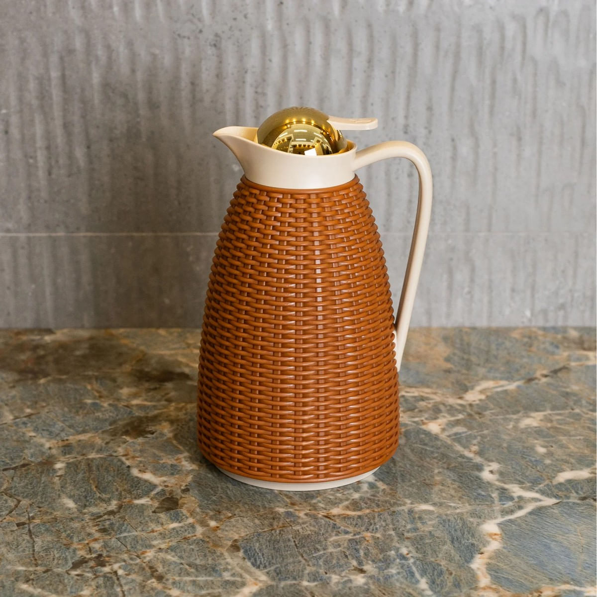 GarrafaTermicaRomaNewRatanWolffMarrom1l-156515